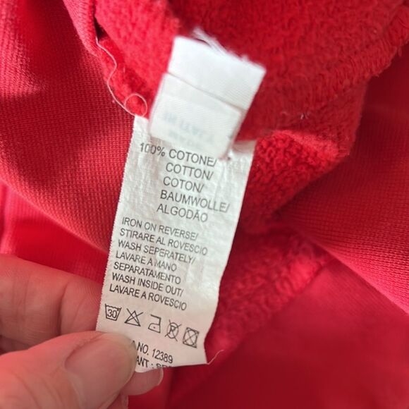 Moschino kids 8/10 red pull over kids sweatshirt hoodie - Picture 7 of 9